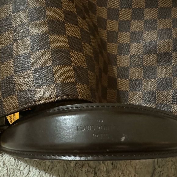 LOUIS VUITTON DAMIER CANVAS PORTOBELLO GM HOBO BAG - Picture 5 of 7